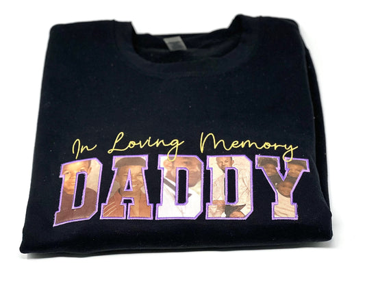 "In Loving Memory" Embroidered T-Shirt image 0